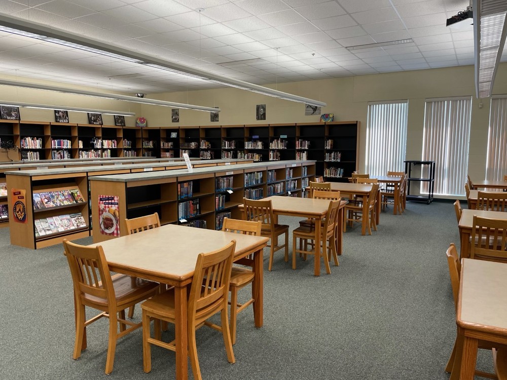 Riverbend Middle School library