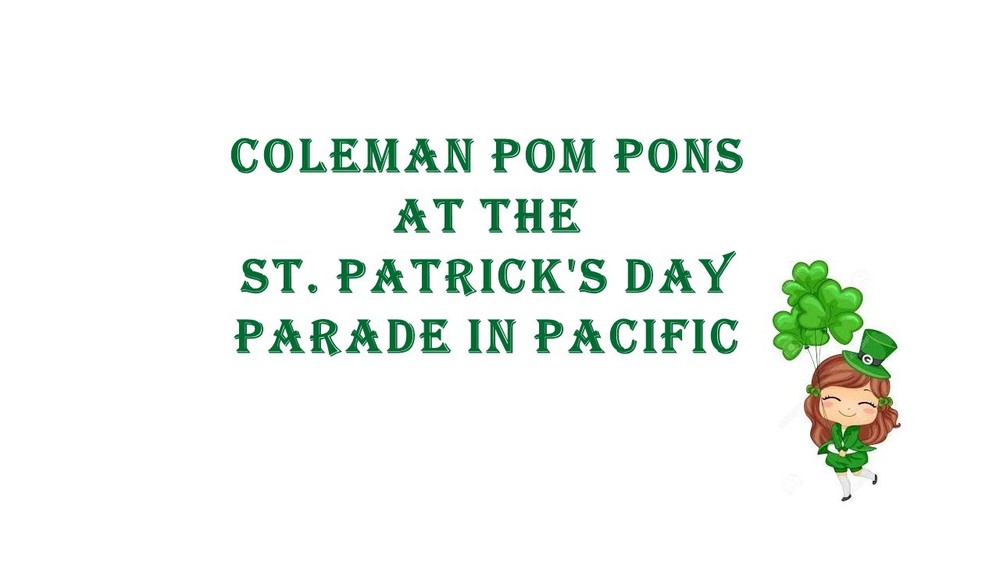 Coleman Pom Pons @ St. Patrick's Day Parade
