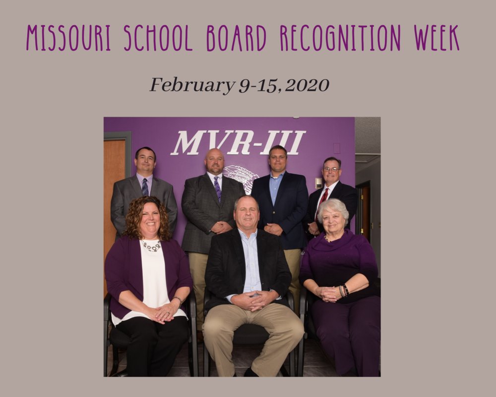 Thank You MVR-III Board of Education