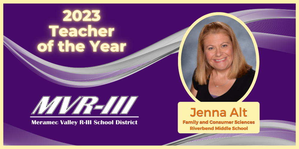 Jenna Alt Teacher of the Year