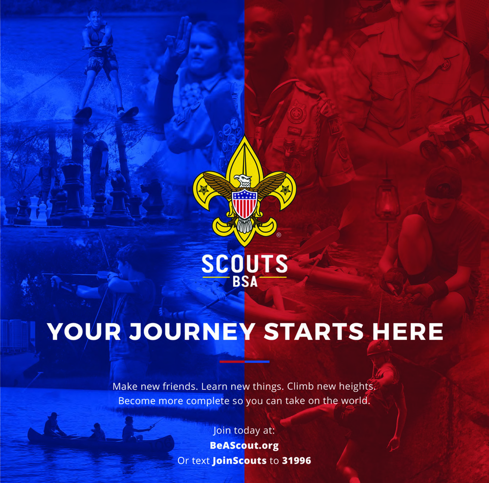 Scouts BSA  - Your Journey Starts Here