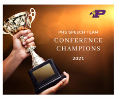 PHS Speech Team Wins 14th Conference Championship